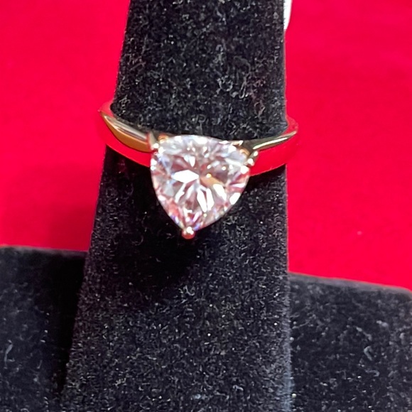 Moissanite ring